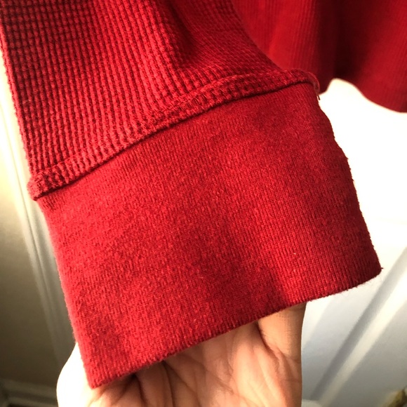 Red Thermal Long Sleeve Shirt - Picture 5 of 7